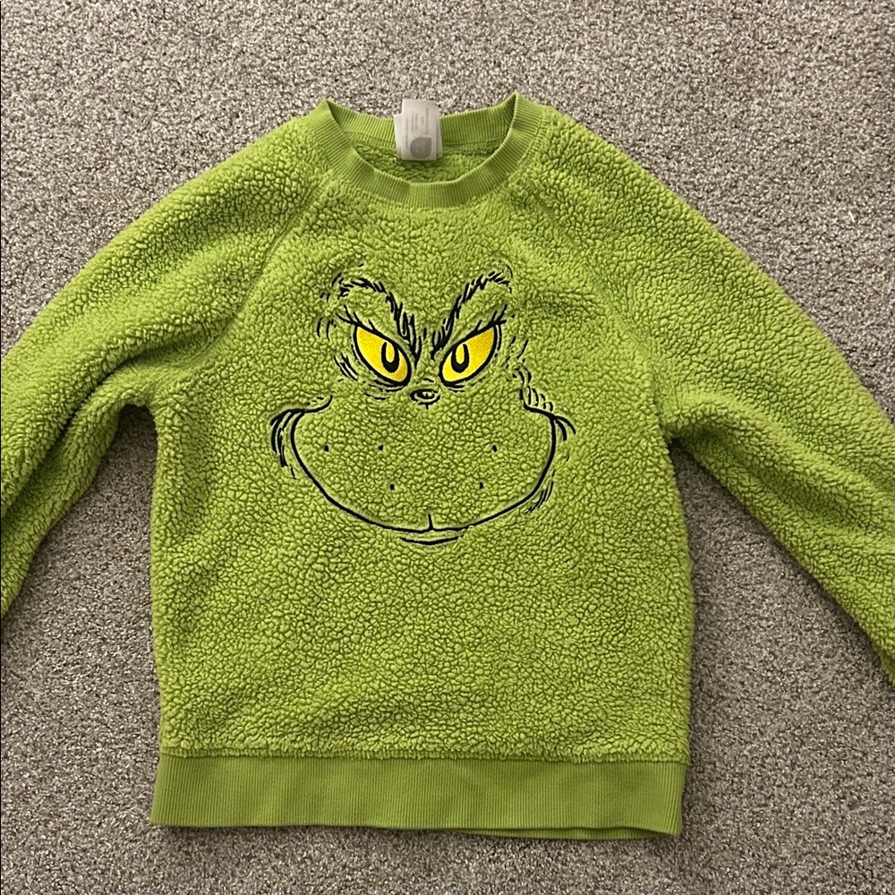 Hanna Andersson Grinch Fleece Sweatshirt